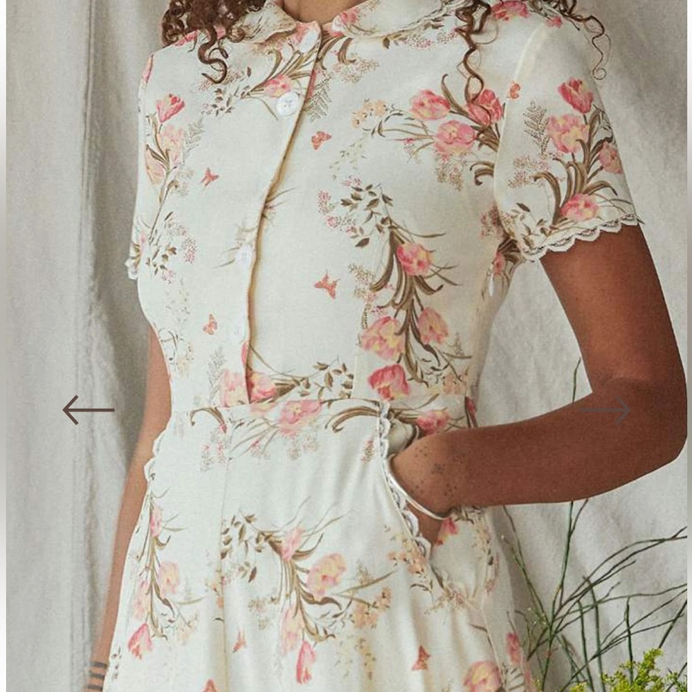 Christy Dawn Sebastian Dress In Butterfly Tulip Size X-LARGE New No Tags - Picture 3 of 9